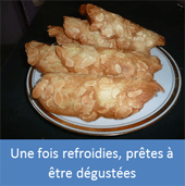 Tuiles aux amandes prêtes à dégustées