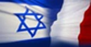 Drapeaux France Israël